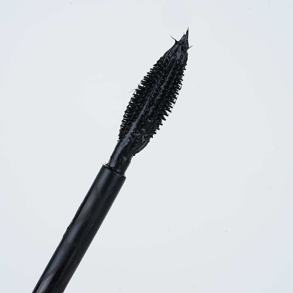Mascara 2 en 1 double embout à fibres de soie 4D,  pour les cils courts et difficiles à  maquiller waterproof, séchage rapide, pour extensions de cils, cils noirs et épais, maquillage cosmétique