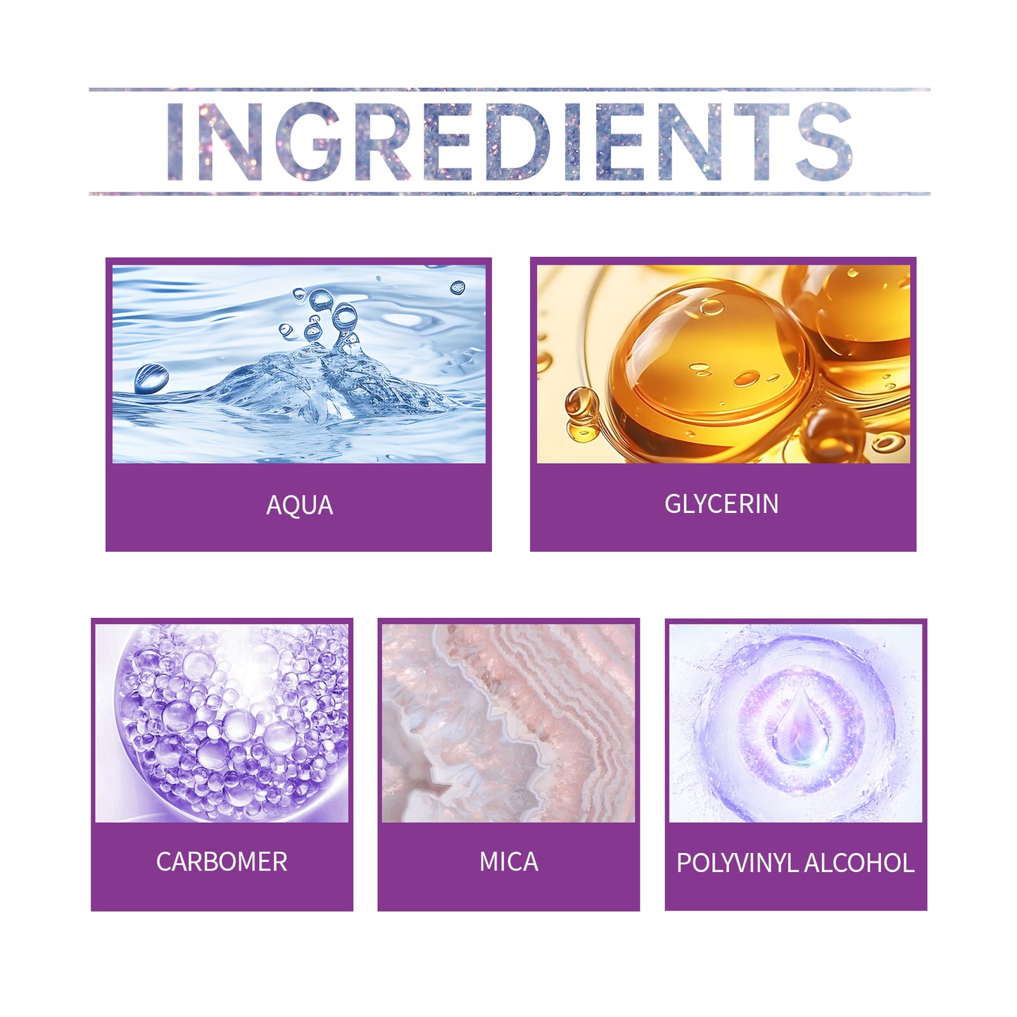 Bâton de paillettes Jaysuing (violet), soirBâton de paillettes Jaysuing (violet), soirée  dansante performance, maquillage, visage, corps, clavicule, mise en valeur et brillance