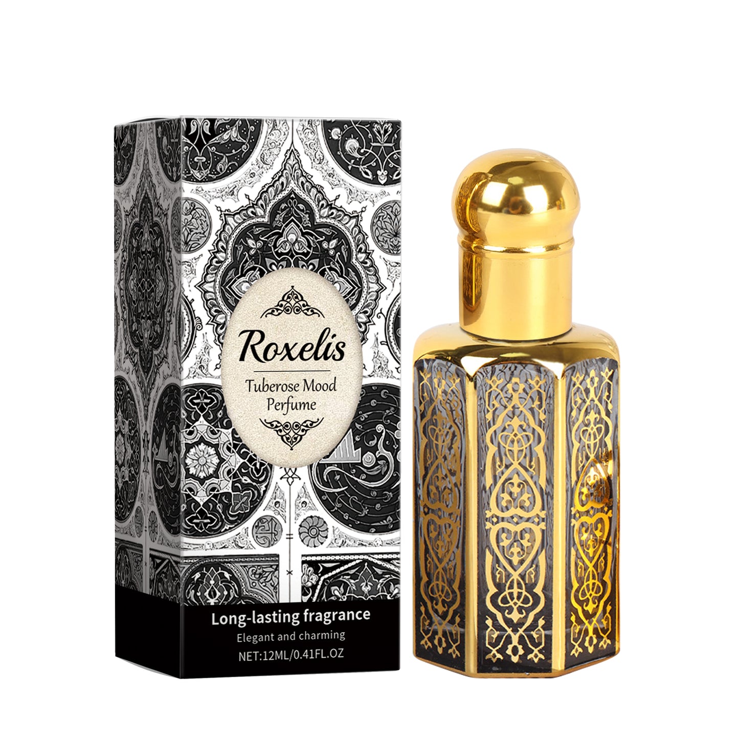 Parfum de style arabe Roxelis parfum de soirée  extrait de jasmin huile essentielle Néroli