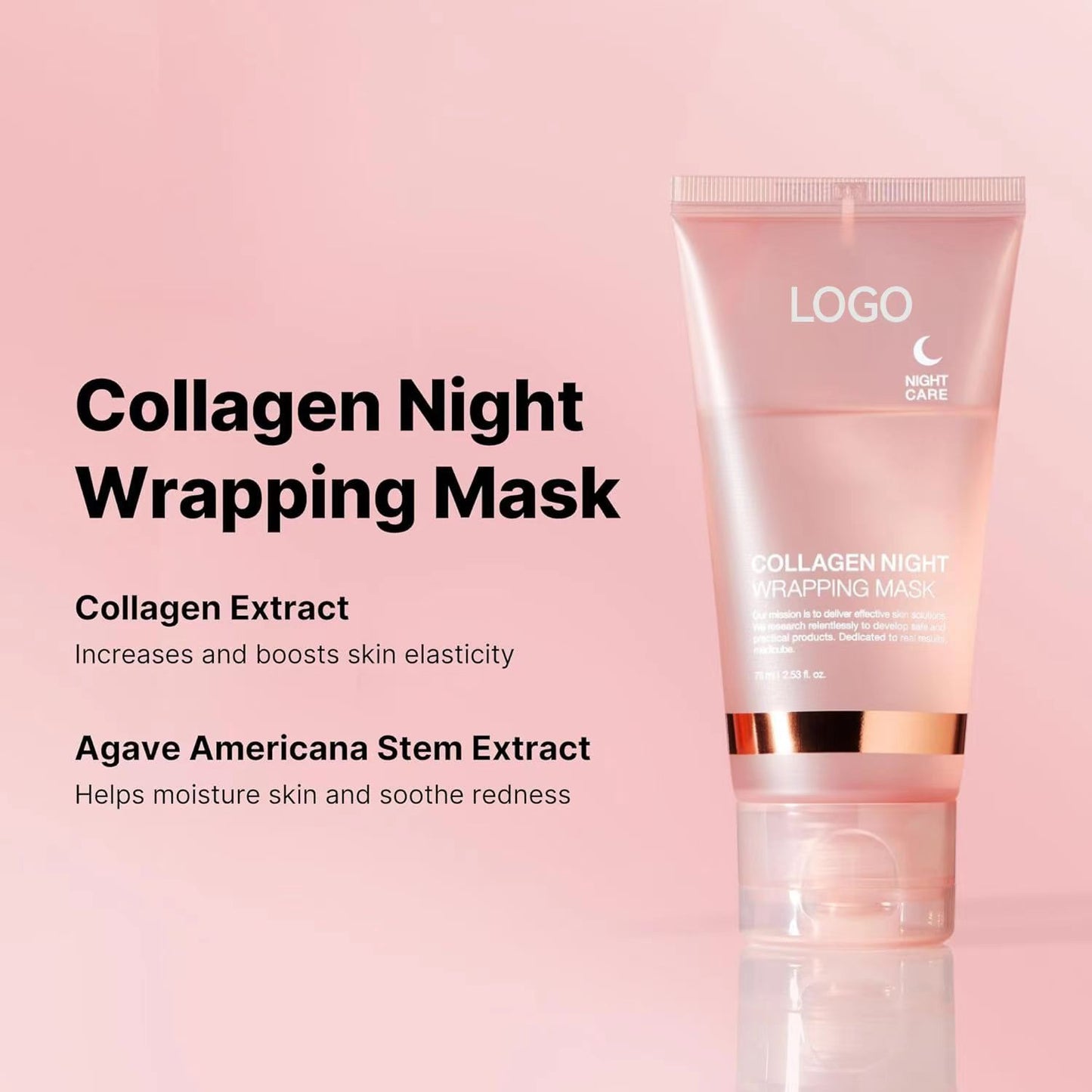 Masque peel-off au collagène, nettoyant en profondeur, rajeunissement de la peau, soin hydratant de la peau, masque de nuit