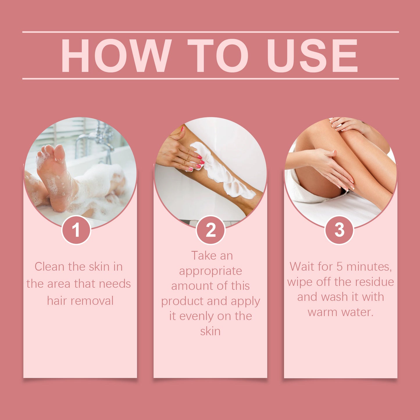 Crème dépilatoire OceAura, facile à enlever les poils du corps, rafraîchit la peau propre pour garder la peau lisse  crème  dépilatoire  douce