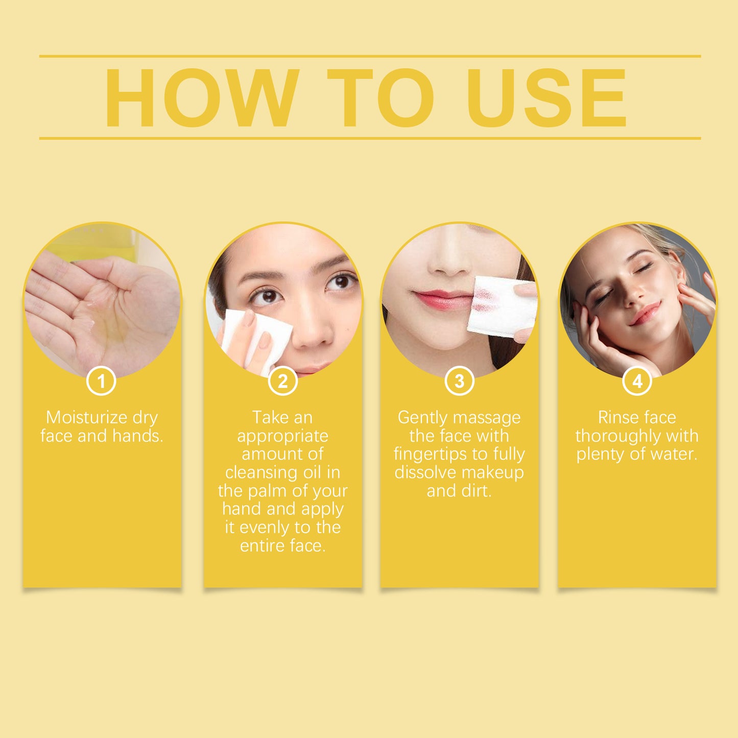 nettoyage des pores. Huile nettoyante douce, rafraîchissante et non tiraillante.