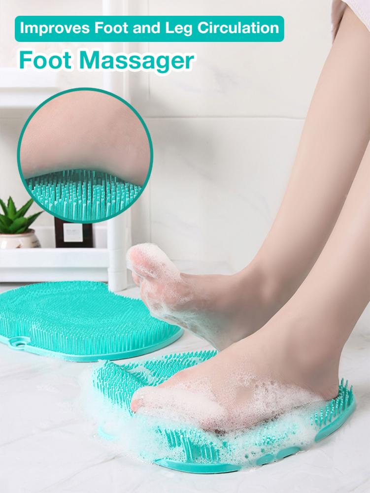 masseur de pieds, nettoyeur, tapis de massage, brosse de nettoyage pour pieds pour personnes âgées
