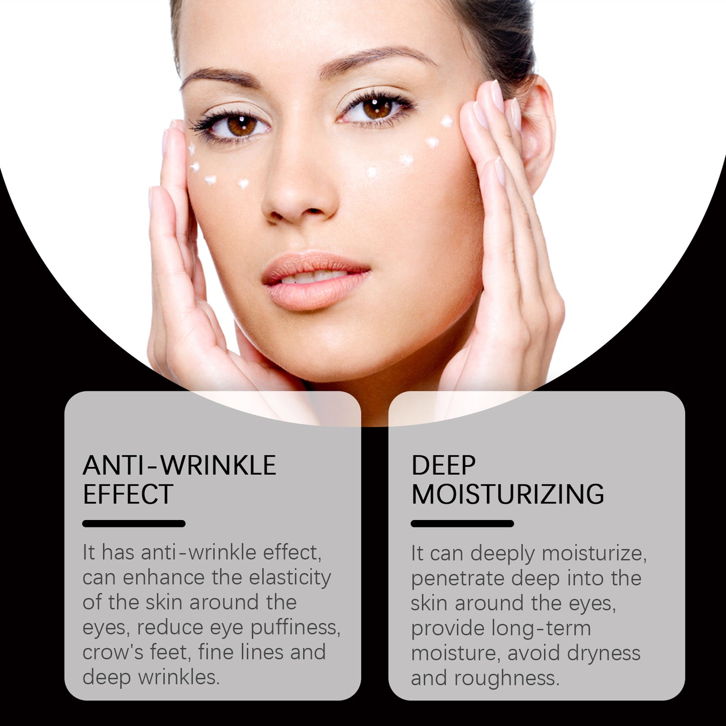 Hoygi Eye Essence Cream, Gently Moisturizes Skin, Hydrates And Improves Fine Lines Around Eyes