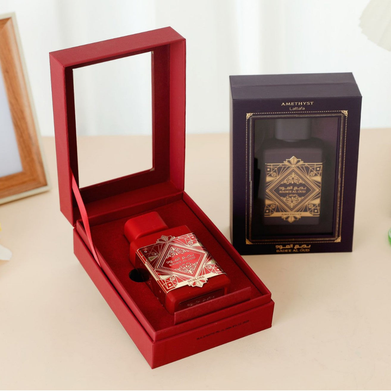 COFFRET Parfum al oud LATTAFA Somptueux  parfum Oud soirée